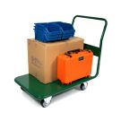 Plattformwagen PP250S 250 kg mit Schiebegriff, Plattform 860x600 mm