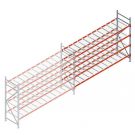 Gebrauchtes Weitspannregal 2150x2000x1200 mm (hxbxt) 4 Ebenen Anbauregal