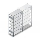 Teilweise gebrauchtes Fachbodenregal Stow 2250x1265x600 mm (hxbxt) 7 Ebenen Anfangsregal