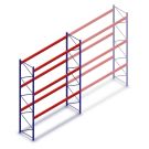 Gebrauchtes Mecalux Palettenregal 3500x3600x1100 mm (HxBxT) 3 Ebenen Grundregal 2650kg/set