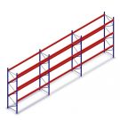 Vorteilsreihe gebrauchte Stow Palettenregal 4000x11200x1100mm (hxbxt) 3 Ebenen mit Vlonders