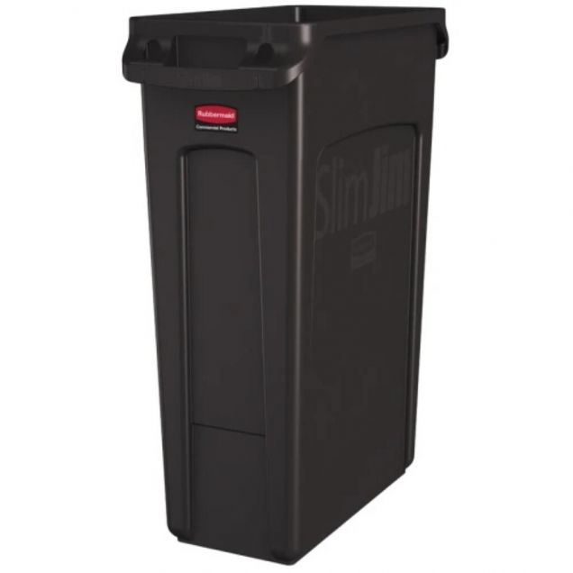 Slim Jim Container mit Luftschlitzen 87 Liter Braun