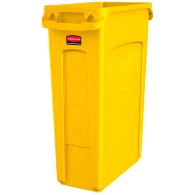 Slim Jim Container mit Luftkanälen 87 Liter Gelb
