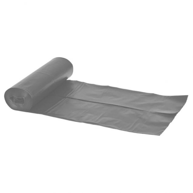 Abfallsäcke 60L 550x1030x0.32mm Grau - Rolle von 10 Säcken