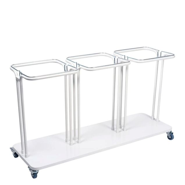 Abfallbehälter Combo 3x40 Liter Weiß