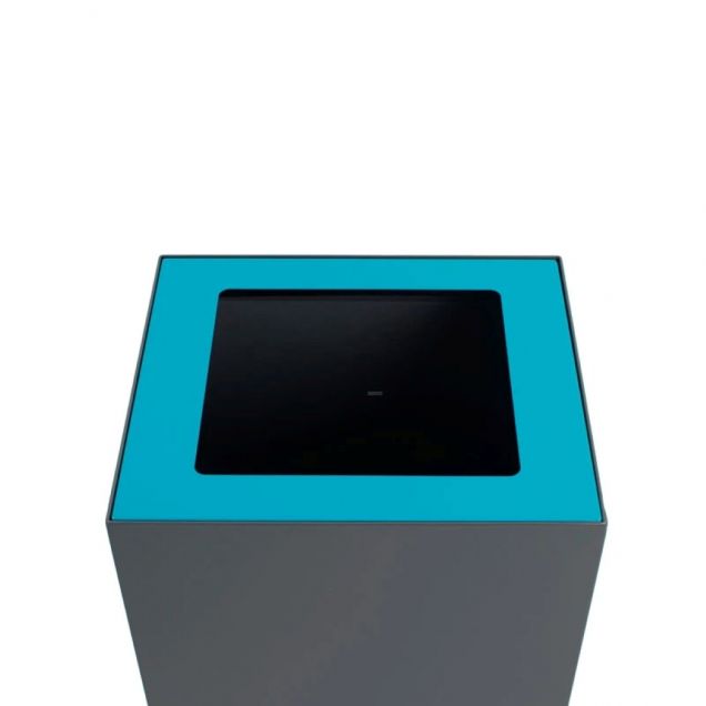 Blaue Oberseite für die modulare Abfalltrennungseinheit 90 Liter