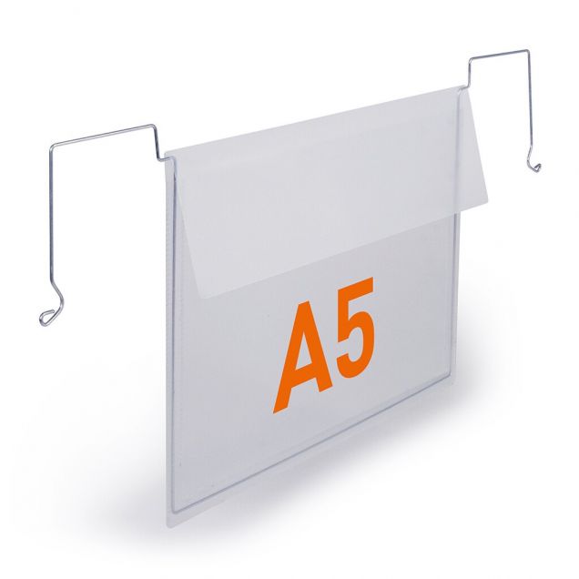 Durable Dokumentenhülle mit Aufhängung A5 liegend