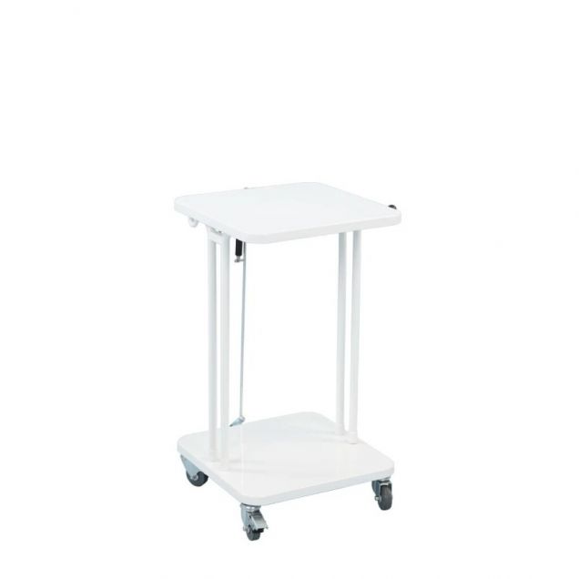 Abfallbehälter mit Deckel 40 Liter Weiß