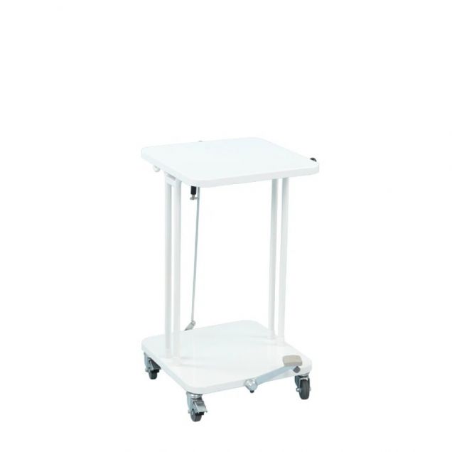 Abfallbehälter mit Deckel und Fußpedal 40 Liter Weiß