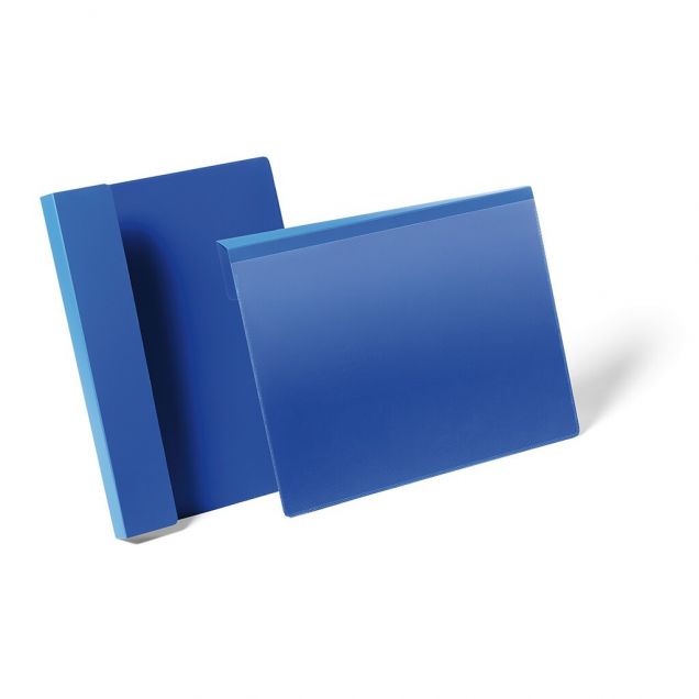 Durable Dokumententasche mit Faltung A4 liegend blau