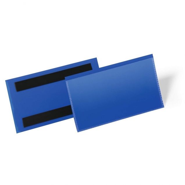 Durable Dokumentenschutzhülle magnetisch 150x67 blau
