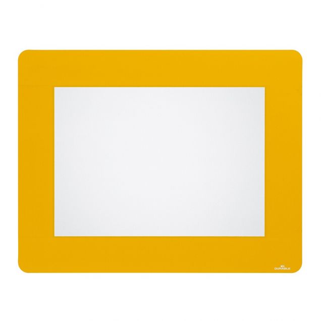 Abnehmbares Dokumentenrahmen-Boden A4 gelb