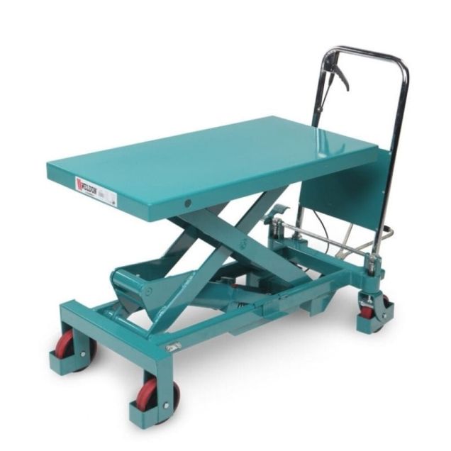 Hubtisch 300 kg 855x500 mm (LxB) mit Scherenkonstruktion aus Stahl