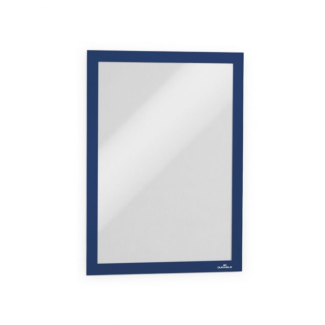 Durable Informationsrahmen DURAFRAME selbstklebend A4 blau