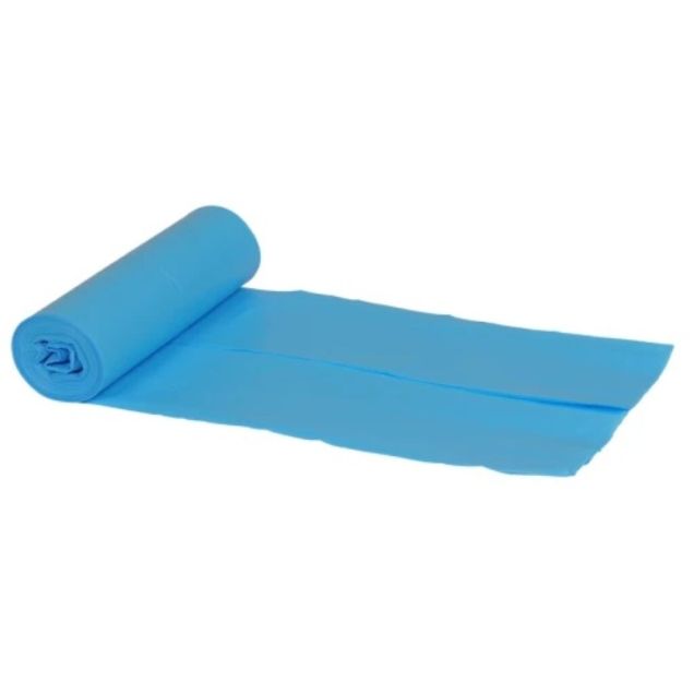 Abfallsäcke 40L 550x800x0.32mm Blau - Rolle von 10 Säcken