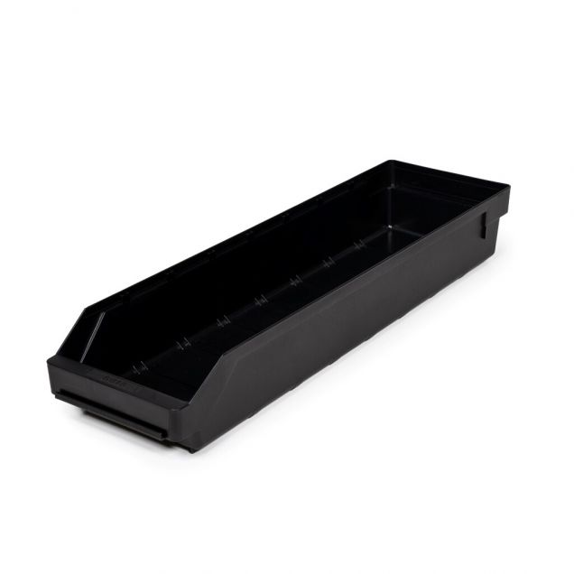 Lagerbehälter 6018 Schwarz (ESD) 600x180x95mm (lxbxh)