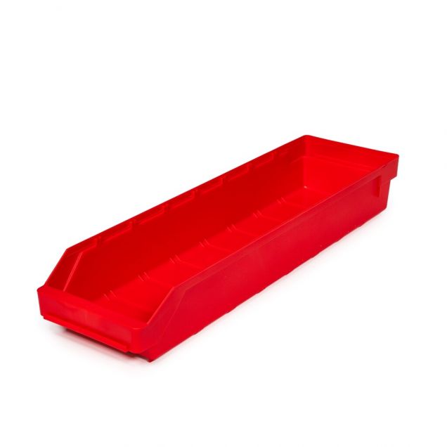 Lagerbehälter 6018 Rot 600x180x95mm (lxbxh)