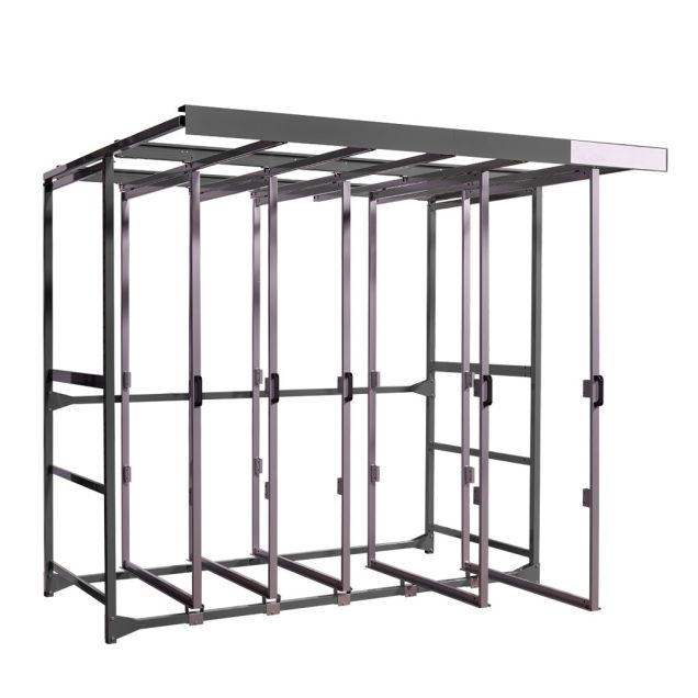 Toolpanel-Stand mit 5 Rahmen ohne Paneele
