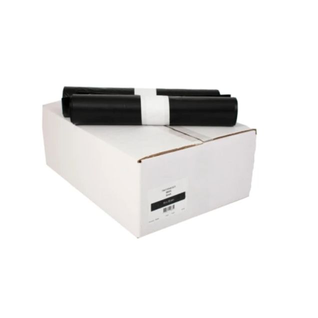Abfallsäcke 120L 700x1100x0.21mm Schwarz - Rolle von 25 Säcken