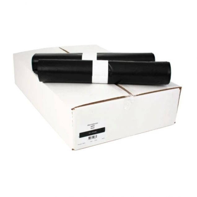 Abfallsäcke 150L 800x1100x0.33mm Schwarz - Rolle von 25 Säcken