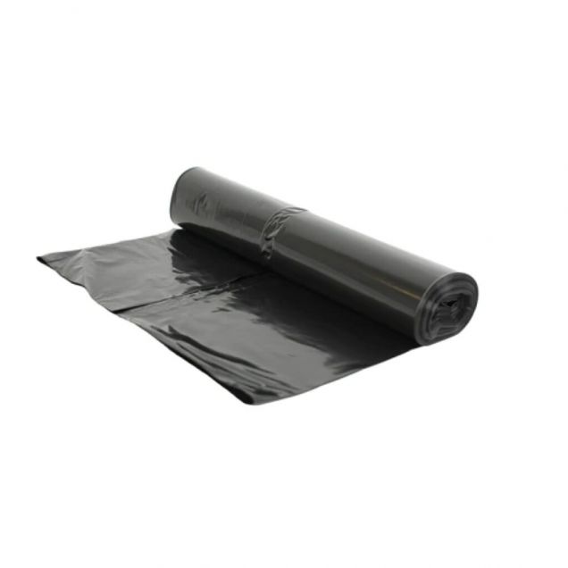 Abfallsäcke 60L 600x800x0.2mm Schwarz - Rolle von 20 Säcken