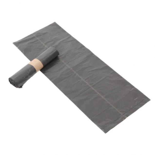 Abfallsäcke 60L 600x800x0.5mm KOMO grau - Rolle mit 20 Säcken