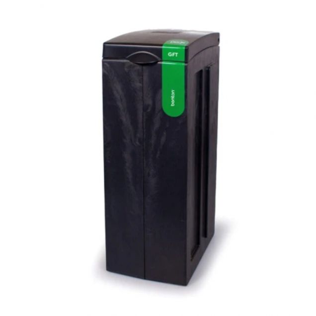 Modulaire afvalbak voor afvalscheiding GFT 70 Liter Zwart