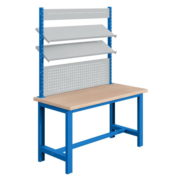 Arbeitstisch Sofame Multiplex 40mm 1500x750x840mm 1500kg Blau