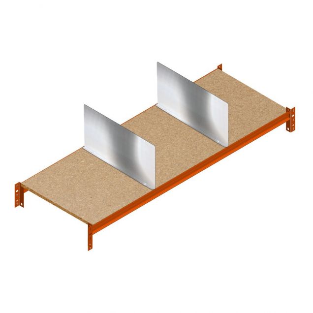 Trennwand Weitspannregal 600x300 mm (txh) verzinkt