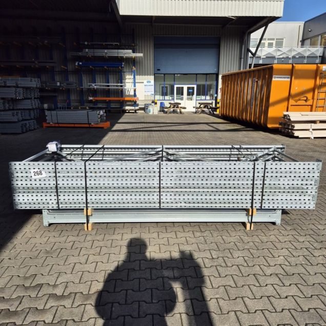 Voordeelpartij gebruikte Dexion P90 palletstelling 3400x14040x1100mm (hxbxd) 2 niveaus