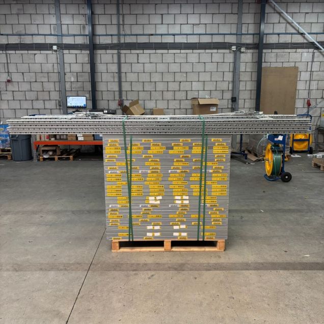 Sonderposten gebrauchte Schafer R3000 Fachbodenregal 2970x9200x400 mm (hxbxt) 8 Ebenen