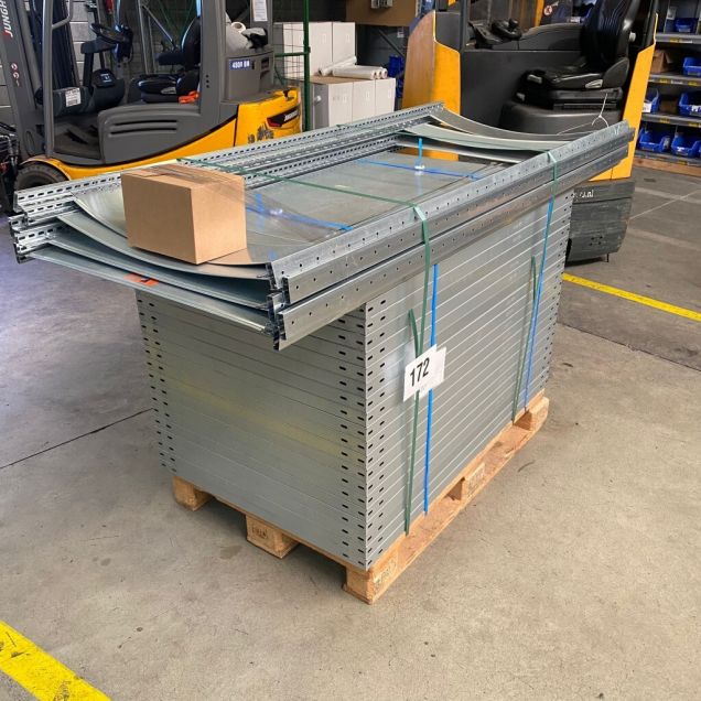 Voordeelpartij gebruikte HD legbordstelling 2000x5150x800 mm (hxbxd) 5 niveaus