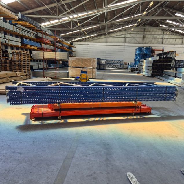 Sonderposten gebrauchtes AR T1 Palettenregal 4900x15780x1100 mm (HxBxT) 3 Ebenen