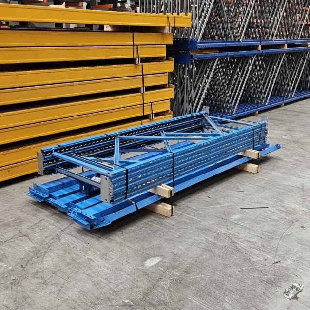 Sonderposten gebrauchtes Stow Palettenregal 4500x11140x1100 mm (hxbxt) 3 Ebenen