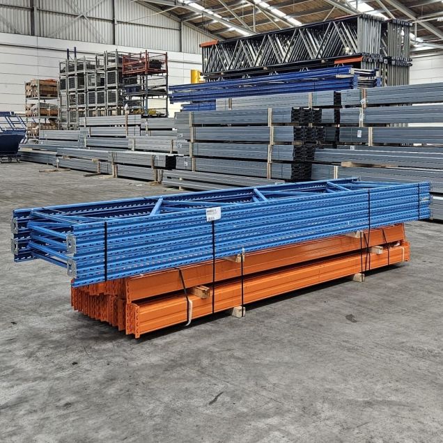 Sonderposten gebrauchte Stow Palettenregal 4500x14825x1100 mm (hxbxt) 3 Ebenen