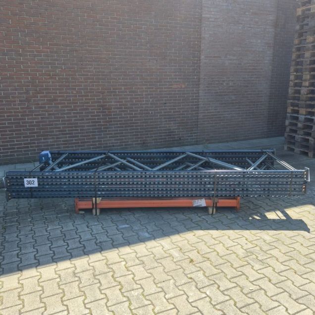 Sonderposten gebrauchte Mecalux Palettenregal 3500x6110x1100 mm (HxBxT) 3 Ebenen