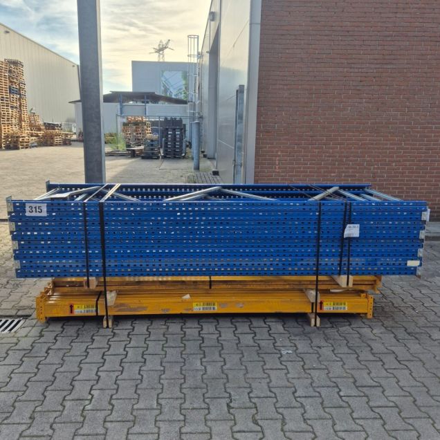 Sonderposten gebrauchte Esmena Palettenregale 3250x19700x1100 mm (HxBxT) 2 Ebenen