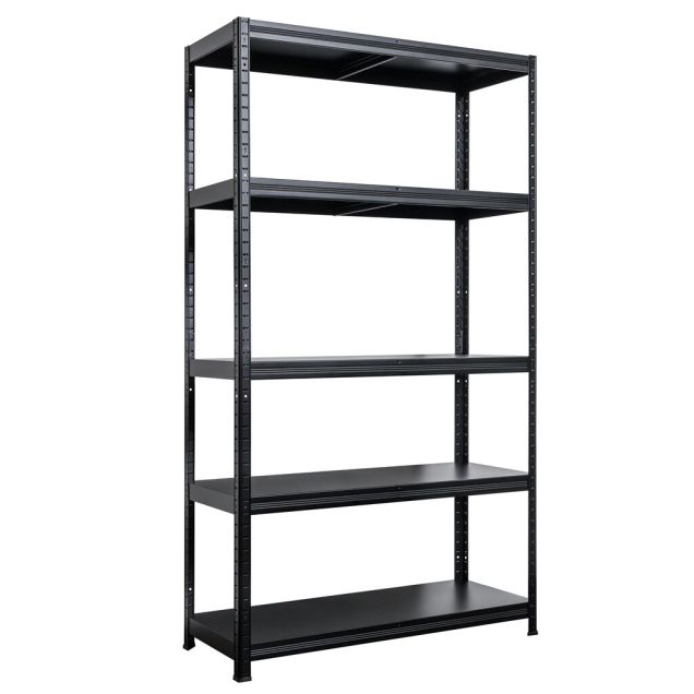 Fachbodenregal Pro 5 Ebenen 130kg schwarz 1800x1000x400 mm (HxBxT)