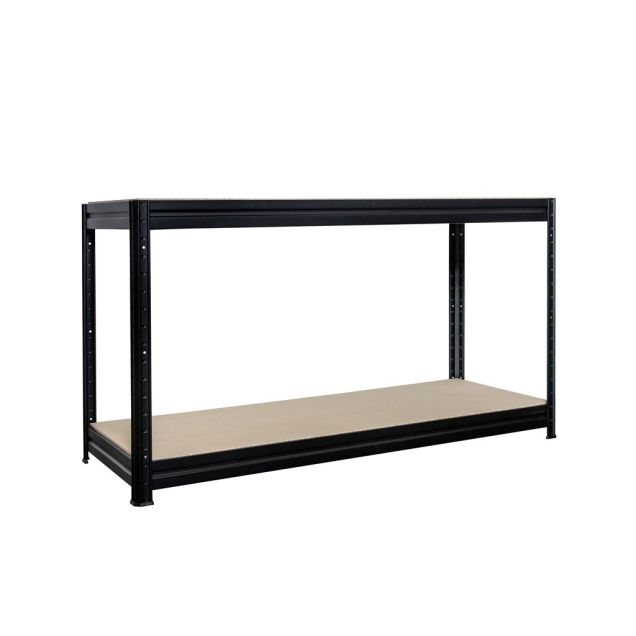Werkbank Pro 2 Eb. 600kg schwarz 870x1600x600 mm (HxBxT)