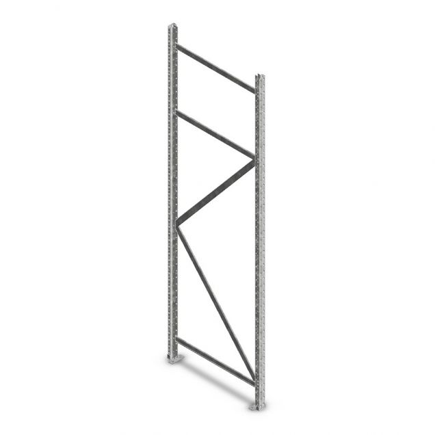 Rahmen AR Weitspannregal 2500x800 mm (hxt) verzinkt