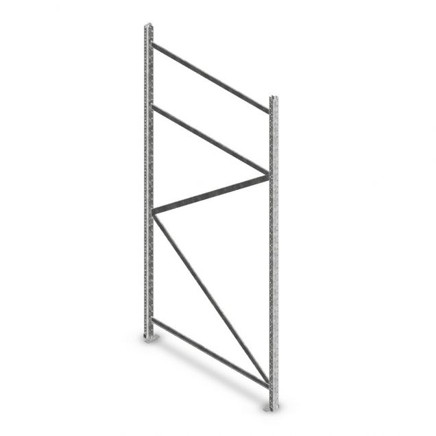 Rahmen AR Weitspannregal 2500x1200 mm (hxt) verzinkt