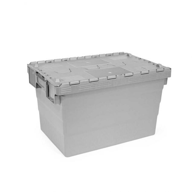Begra Distributionsbox, Transportbox 600x400x365 mm (lxbxh) grau