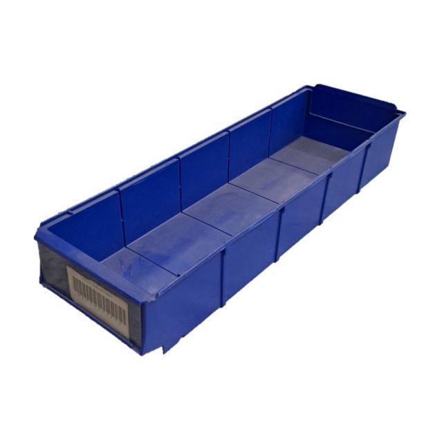 Gebrauchter Lagerbehälter 500x160x85 mm (lxbxh) blau
