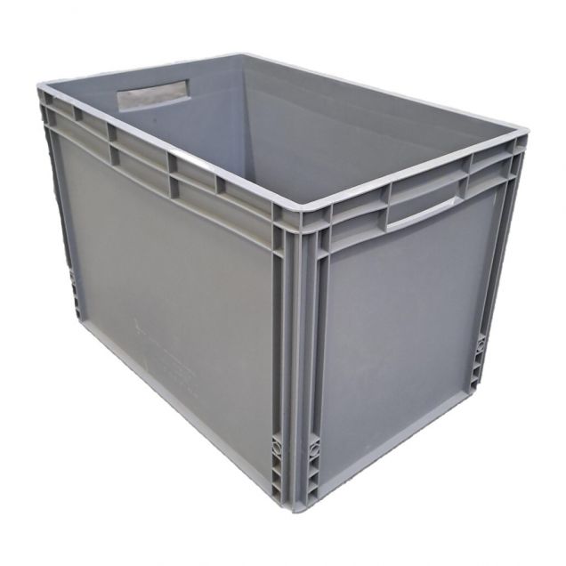 Gebrauchter Lagerbehälter, Stapelbehälter Auer EG6442 600x400x420 mm (lxbxh) grau