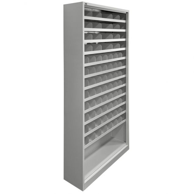 Fächerschrank 2010x1000x300 mm (hxbxt) grau