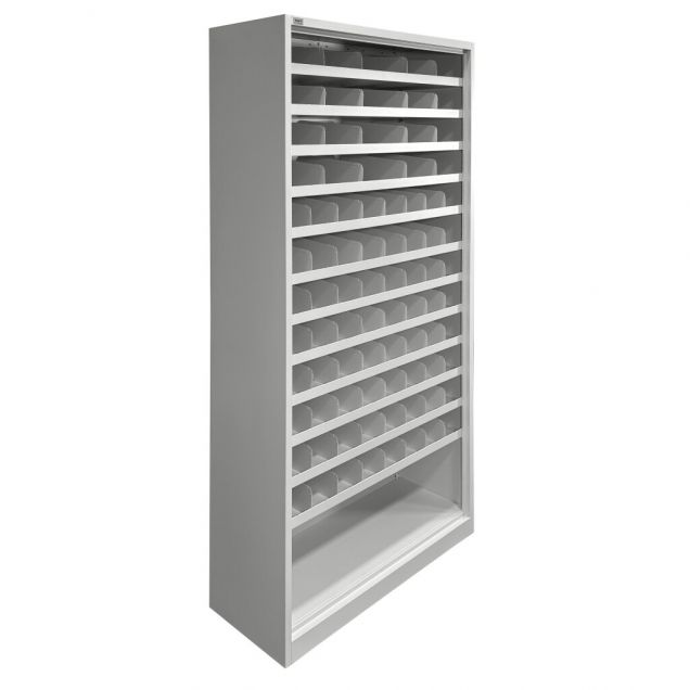 Fächerschrank 2010x1000x400 mm (hxbxt) grau