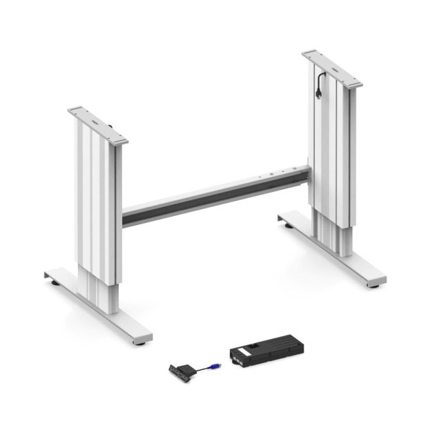 Elektrisch verstellbarer Werkbankrahmen 675-1075mm Höhe 400kg Plattenlänge 1020-2100mm