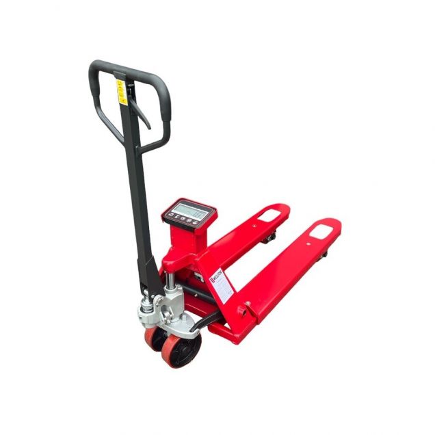 Palettenhubwagen mit Waage Weldon 2000 kg rot
