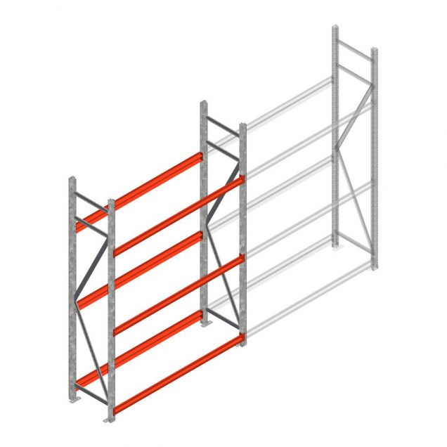 Reifenregal Weitspann AR 2250x1610x500mm (hxbxt) 3 Ebenen Anfangsregal