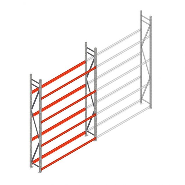 Reifenregal Weitspann AR 3000x2010x400mm (hxbxt) 4 Ebenen Anfangsregal